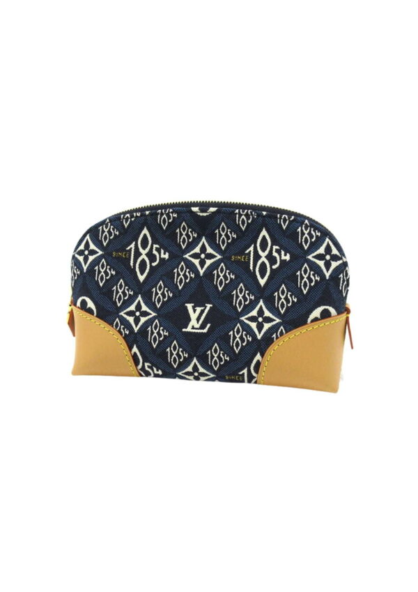 1:1 Replica Louis Vuitton LV Since 1854 Pochette Cosmetique PM Blue Essential  Bag For Women 19 cm/ 7.5 in