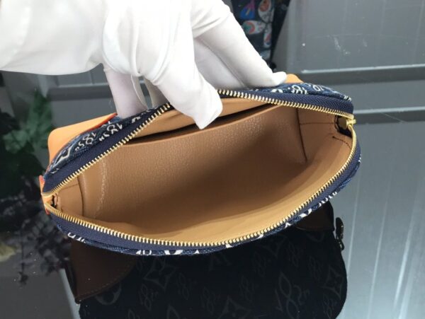 1:1 Replica Louis Vuitton LV Since 1854 Pochette Cosmetique PM Blue Essential  Bag For Women 19 cm/ 7.5 in