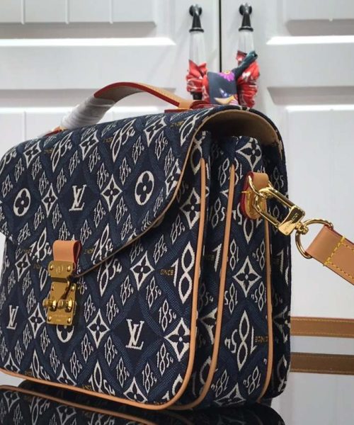 1:1 Replica Louis Vuitton LV Since 1854 Pochette Métis Blue Exclusive Bag For Women 25 cm/ 9.8 in
