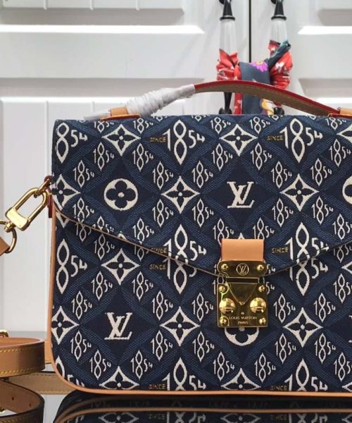 1:1 Replica Louis Vuitton LV Since 1854 Pochette Métis Blue Exclusive Bag For Women 25 cm/ 9.8 in