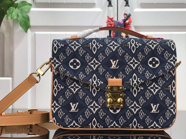 1:1 Replica Louis Vuitton LV Since 1854 Pochette Métis Blue Exclusive Bag For Women 25 cm/ 9.8 in
