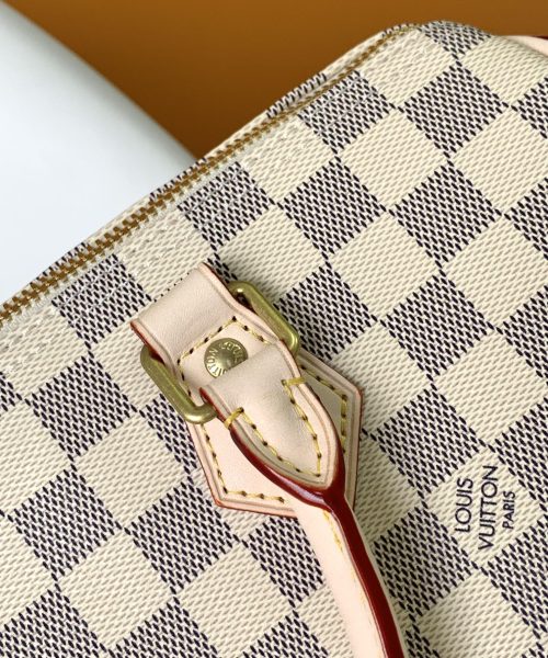 1:1 Replica Louis Vuitton LV Speedy 30 Damier Azur Canvas Luxury Bag For Women N41370 - 11.8in/30cm