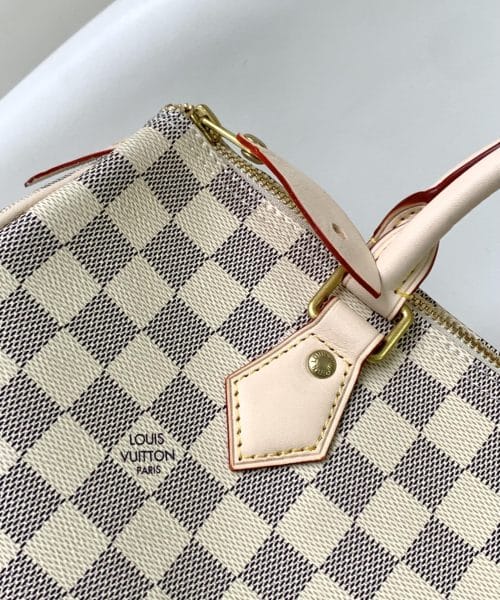1:1 Replica Louis Vuitton LV Speedy 30 Damier Azur Canvas Luxury Bag For Women N41370 - 11.8in/30cm
