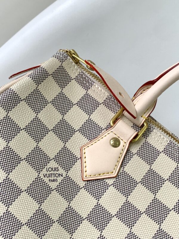 1:1 Replica Louis Vuitton LV Speedy 30 Damier Azur Canvas Luxury Bag For Women N41370 - 11.8in/30cm