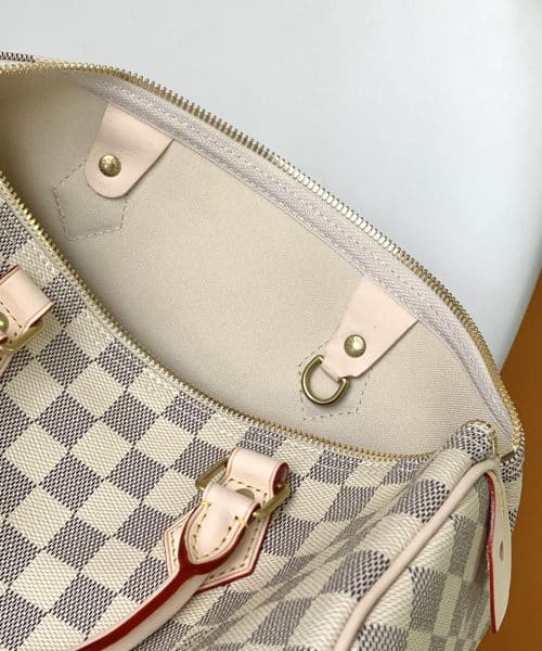 1:1 Replica Louis Vuitton LV Speedy 30 Damier Azur Canvas Luxury Bag For Women N41370 - 11.8in/30cm