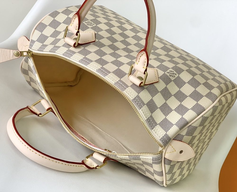 1:1 Replica Louis Vuitton LV Speedy 30 Damier Azur Canvas Luxury Bag For Women N41370 - 11.8in/30cm