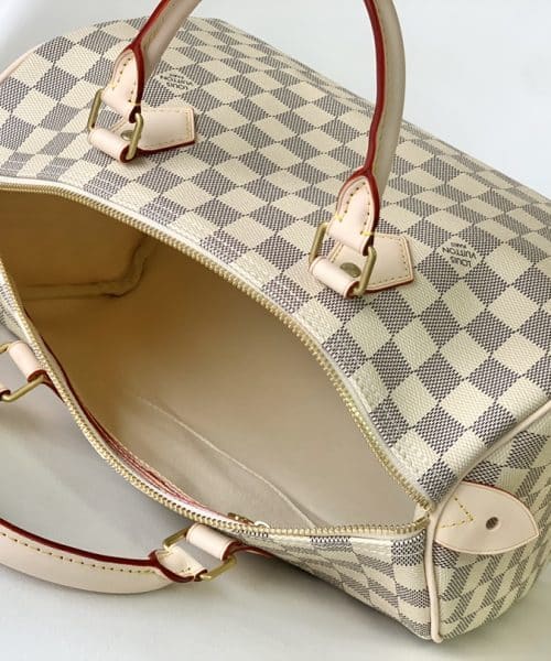 1:1 Replica Louis Vuitton LV Speedy 30 Damier Azur Canvas Luxury Bag For Women N41370 - 11.8in/30cm