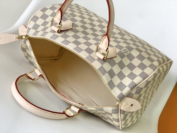 1:1 Replica Louis Vuitton LV Speedy 30 Damier Azur Canvas Luxury Bag For Women N41370 - 11.8in/30cm