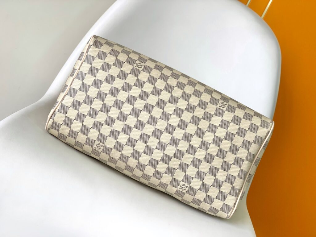 1:1 Replica Louis Vuitton LV Speedy 35 Damier Azur Canvas Luxury Bag For Women N41369 - 13.8in/35cm - Image 5