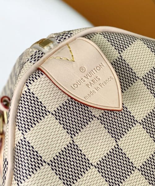 1:1 Replica Louis Vuitton LV Speedy 35 Damier Azur Canvas Luxury Bag For Women N41369 - 13.8in/35cm