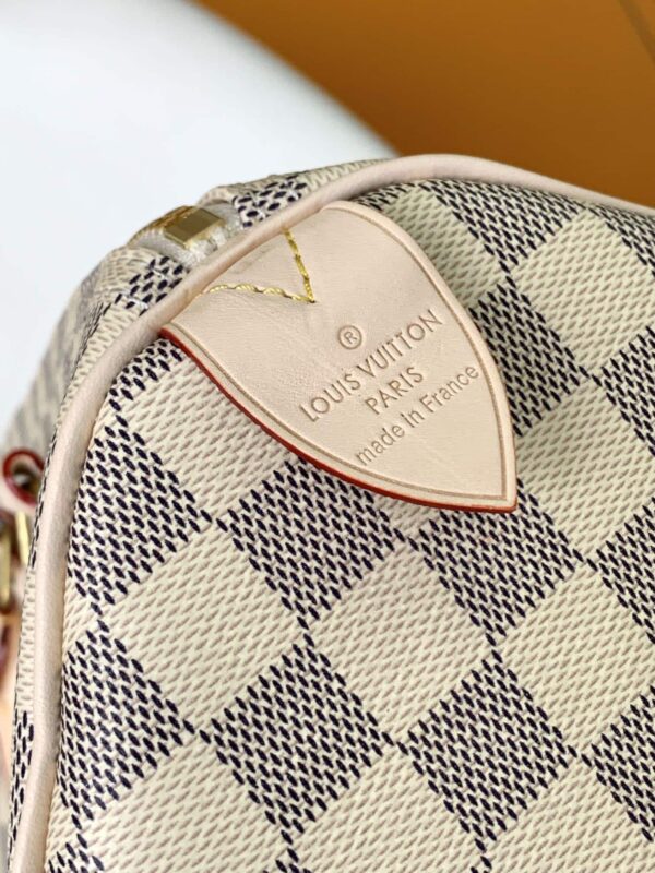 1:1 Replica Louis Vuitton LV Speedy 35 Damier Azur Canvas Luxury Bag For Women N41369 - 13.8in/35cm