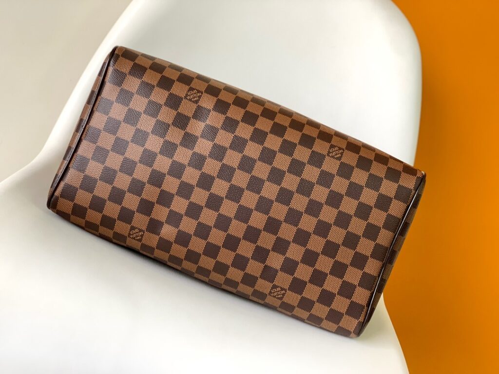 1:1 Replica Louis Vuitton LV Speedy 35 Damier Ebene Canvas Luxury Bag For Women N41363 - 13.8in/35cm - Image 5