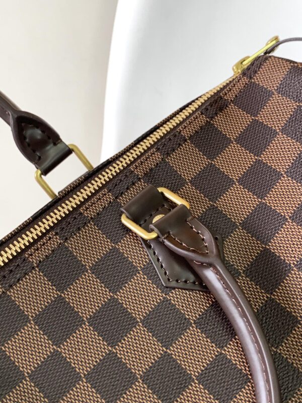 1:1 Replica Louis Vuitton LV Speedy 35 Damier Ebene Canvas Luxury Bag For Women N41363 - 13.8in/35cm