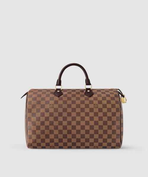 1:1 Replica Louis Vuitton LV Speedy 35 Damier Ebene Canvas Luxury Bag For Women N41363 - 13.8in/35cm