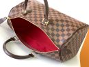 1:1 Replica Louis Vuitton LV Speedy 35 Damier Ebene Canvas Luxury Bag For Women N41363 - 13.8in/35cm