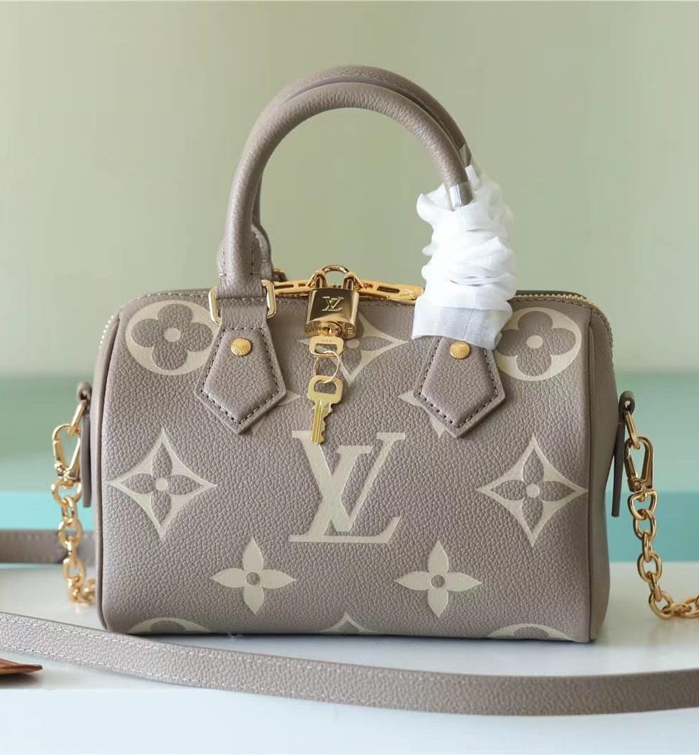 1:1 Replica Louis Vuitton LV Speedy Bandouliere 20 Beige M46575 Luxury Bag For Women‎ 8.1in/20.6cm