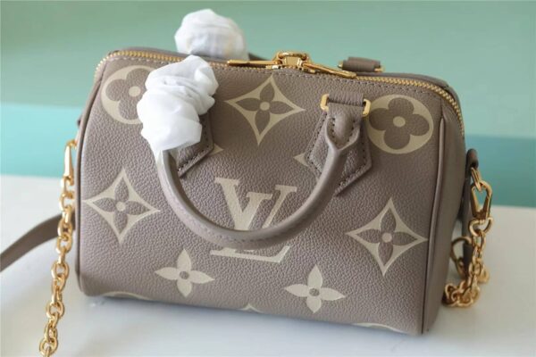 1:1 Replica Louis Vuitton LV Speedy Bandouliere 20 Beige M46575 Luxury Bag For Women‎ 8.1in/20.6cm