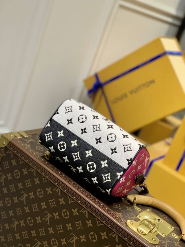 1:1 Replica Louis Vuitton LV Speedy Bandouliere 20 Monogram Empreinte Leather Exclusive Bag For Women M46088 - 20.5cm/ 8.1in