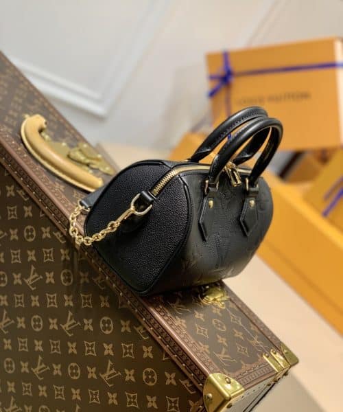 1:1 Replica Louis Vuitton LV Speedy Bandoulière 20 Monogram Empreinte Leather Exclusive Bag For Women M58953 - 7.8in/ 20cm