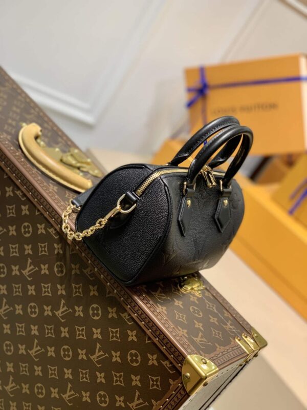 1:1 Replica Louis Vuitton LV Speedy Bandoulière 20 Monogram Empreinte Leather Exclusive Bag For Women M58953 - 7.8in/ 20cm