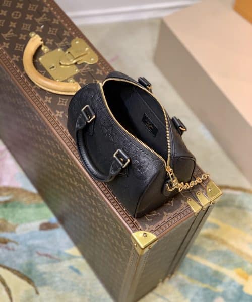 1:1 Replica Louis Vuitton LV Speedy Bandoulière 20 Monogram Empreinte Leather Exclusive Bag For Women M58953 - 7.8in/ 20cm