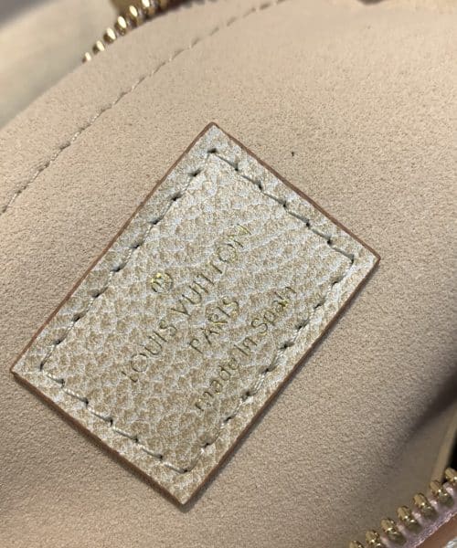 1:1 Replica Louis Vuitton LV Speedy Bandouliere 20 Monogram Empreinte Pale Beige Luxury Bag For Women M46163 - 20.5cm/8.1in