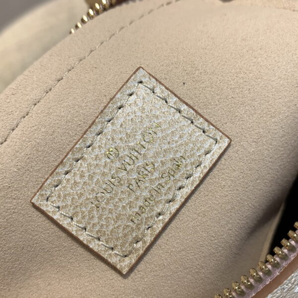 1:1 Replica Louis Vuitton LV Speedy Bandouliere 20 Monogram Empreinte Pale Beige Luxury Bag For Women M46163 - 20.5cm/8.1in