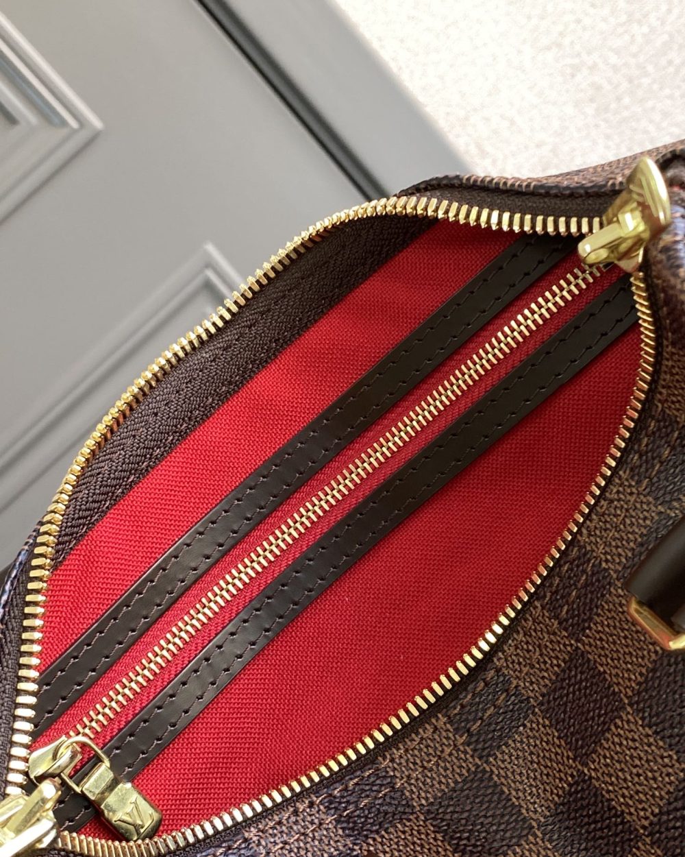 1:1 Replica Louis Vuitton LV Speedy Bandoulière 25 Damier Ebene Canvas Luxury Bag For Women N41368 - 9.8in/25cm