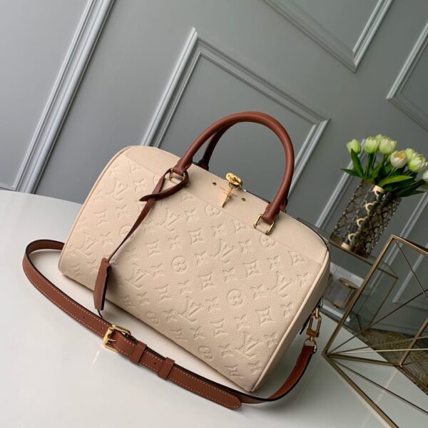 1:1 Replica Louis Vuitton LV Speedy Bandoulière 25 Monogram Empreinte Leather Luxury Bag For Women M42401 - 9.8in/25cm