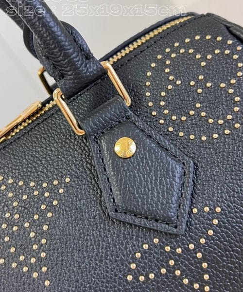 1:1 Replica Louis Vuitton LV Speedy Bandoulière 25 Monogram Empreinte Leather Luxury Bag For Women M46736- 9.8 Inches/ 24.8 Cm