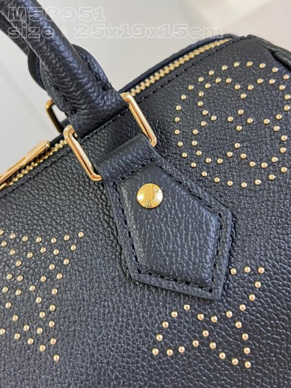 1:1 Replica Louis Vuitton LV Speedy Bandoulière 25 Monogram Empreinte Leather Luxury Bag For Women M46736- 9.8 Inches/ 24.8 Cm