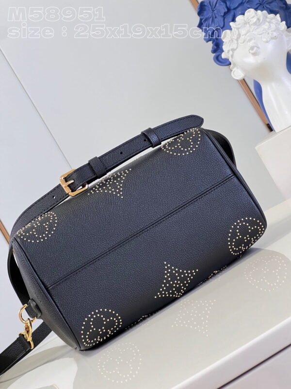 1:1 Replica Louis Vuitton LV Speedy Bandoulière 25 Monogram Empreinte Leather Luxury Bag For Women M46736- 9.8 Inches/ 24.8 Cm