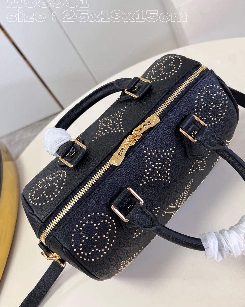 1:1 Replica Louis Vuitton LV Speedy Bandoulière 25 Monogram Empreinte Leather Luxury Bag For Women M46736- 9.8 Inches/ 24.8 Cm