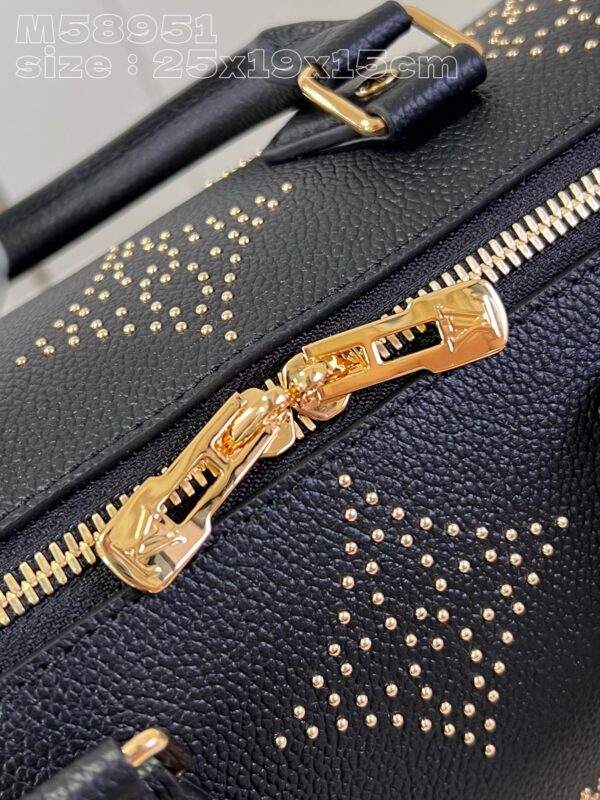 1:1 Replica Louis Vuitton LV Speedy Bandoulière 25 Monogram Empreinte Leather Luxury Bag For Women M46736- 9.8 Inches/ 24.8 Cm