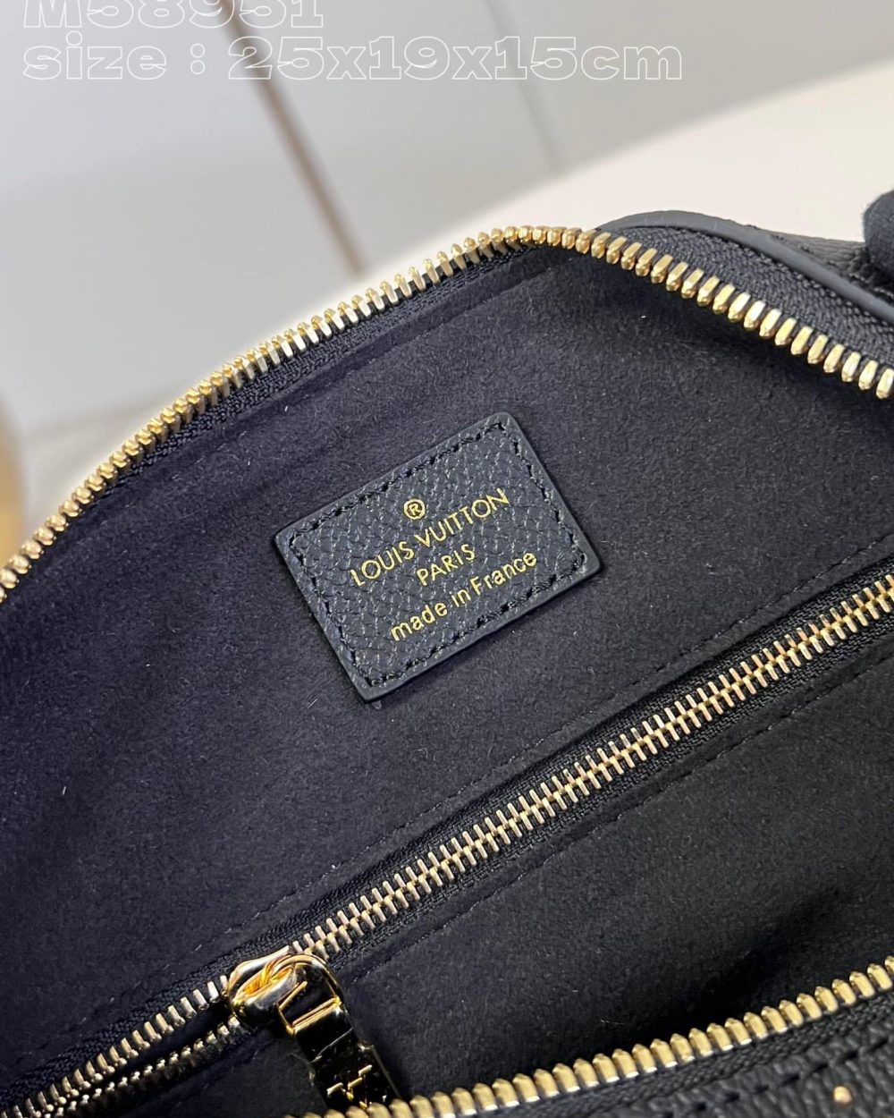 1:1 Replica Louis Vuitton LV Speedy Bandoulière 25 Monogram Empreinte Leather Luxury Bag For Women M46736- 9.8 Inches/ 24.8 Cm