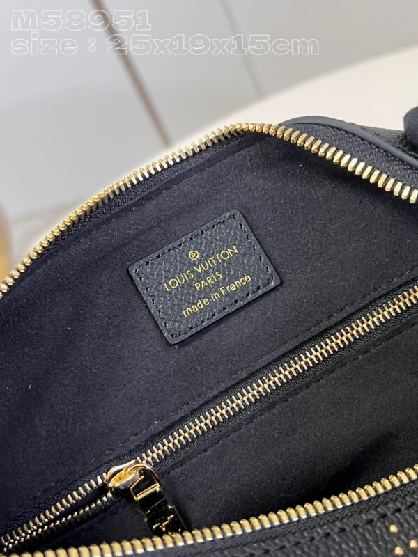 1:1 Replica Louis Vuitton LV Speedy Bandoulière 25 Monogram Empreinte Leather Luxury Bag For Women M46736- 9.8 Inches/ 24.8 Cm