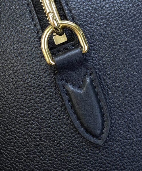 1:1 Replica Louis Vuitton LV Speedy Bandoulière 25 Monogram Empreinte Leather Black Luxury Bag For Women‎ M58951 - 9.8in/ 25cm