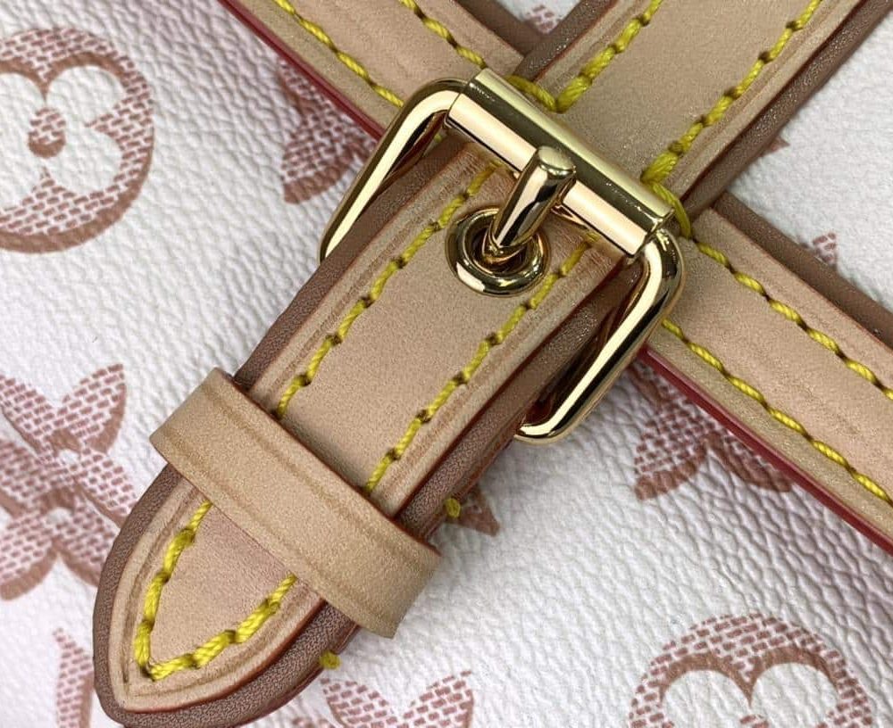 1:1 Replica Louis Vuitton LV Speedy Bandouliere 25 Monogram Pattern White Luxury Bag For Women 9.8in/25cm