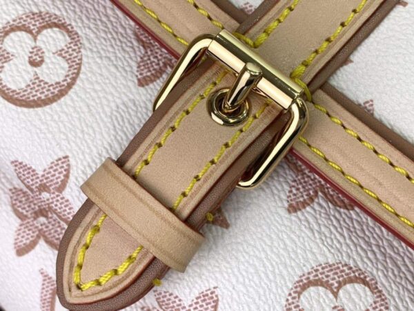 1:1 Replica Louis Vuitton LV Speedy Bandouliere 25 Monogram Pattern White Luxury Bag For Women 9.8in/25cm