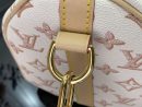 1:1 Replica Louis Vuitton LV Speedy Bandouliere 25 Monogram Pattern White Luxury Bag For Women 9.8in/25cm