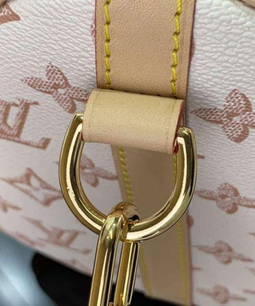 1:1 Replica Louis Vuitton LV Speedy Bandouliere 25 Monogram Pattern White Luxury Bag For Women 9.8in/25cm