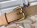 1:1 Replica Louis Vuitton LV Speedy Bandouliere 25 Monogram Pattern White Luxury Bag For Women 9.8in/25cm