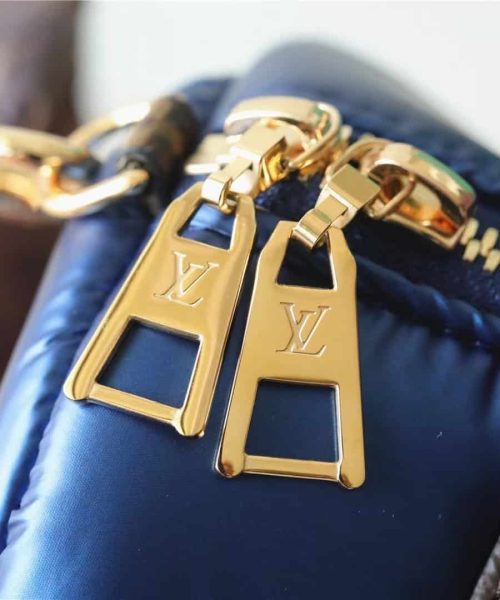 1:1 Replica Louis Vuitton LV Speedy Bandoulière 25 Sliver Tone/Blue Luxury Bag For Women‎ M20973 - 9.8in/25cm