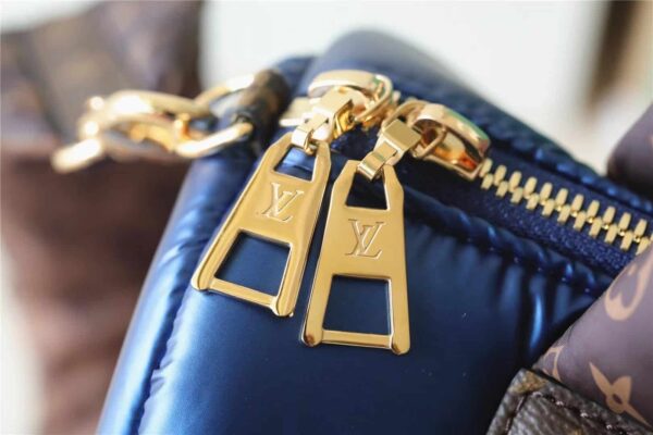 1:1 Replica Louis Vuitton LV Speedy Bandoulière 25 Sliver Tone/Blue Luxury Bag For Women‎ M20973 - 9.8in/25cm