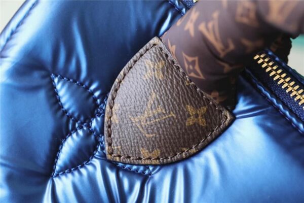 1:1 Replica Louis Vuitton LV Speedy Bandoulière 25 Sliver Tone/Blue Luxury Bag For Women‎ M20973 - 9.8in/25cm