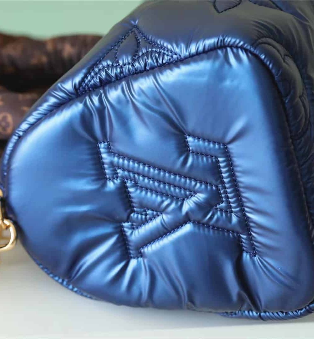 1:1 Replica Louis Vuitton LV Speedy Bandoulière 25 Sliver Tone/Blue Luxury Bag For Women‎ M20973 - 9.8in/25cm