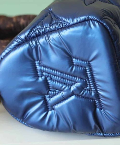 1:1 Replica Louis Vuitton LV Speedy Bandoulière 25 Sliver Tone/Blue Luxury Bag For Women‎ M20973 - 9.8in/25cm