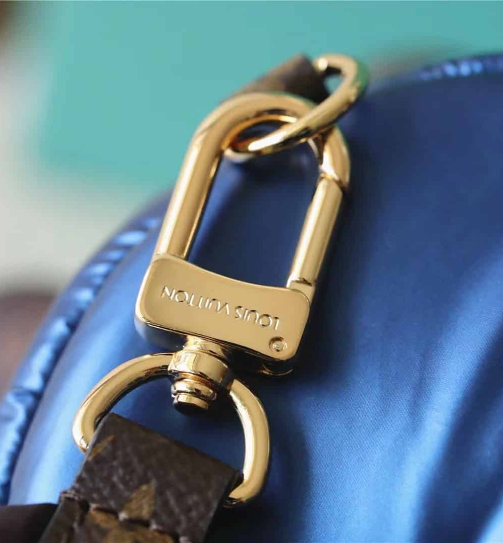 1:1 Replica Louis Vuitton LV Speedy Bandoulière 25 Sliver Tone/Blue Luxury Bag For Women‎ M20973 - 9.8in/25cm