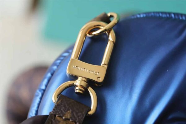 1:1 Replica Louis Vuitton LV Speedy Bandoulière 25 Sliver Tone/Blue Luxury Bag For Women‎ M20973 - 9.8in/25cm