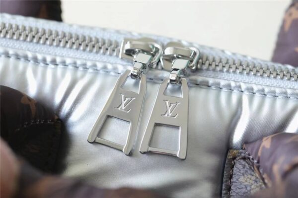1:1 Replica Louis Vuitton LV Speedy Bandoulière 25 Sliver Tone/Blue Luxury Bag For Women‎ M20973 - 9.8in/25cm